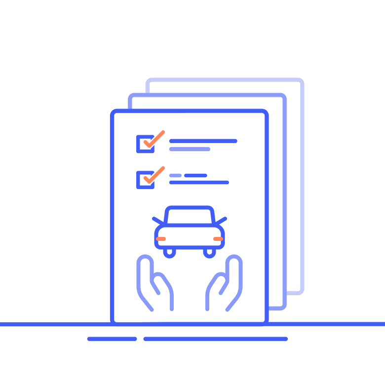 Vehicle transfer guide icon