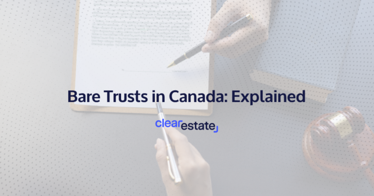 Bare Trusts in Canada: Benefits & 2024 Tax Changes